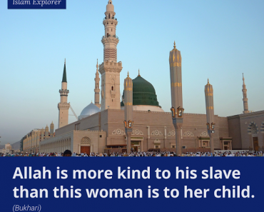 Allah is more kind to his slave