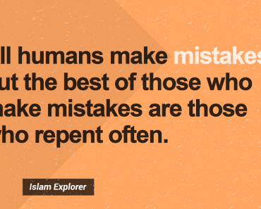 All humans make mistakes
