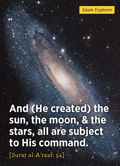And (He created) the sun, the moon