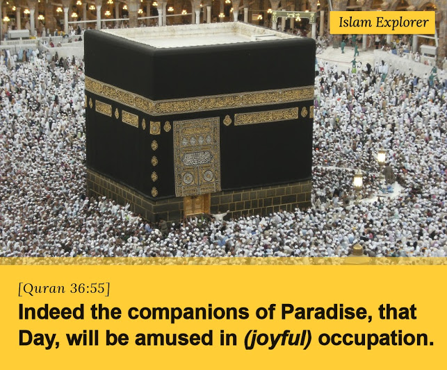Indeed the companions of Paradise