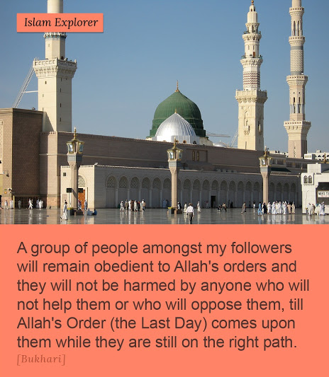 A group of people amongst my followers will remain obedient to Allah’s orders 