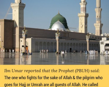 The one who fights for the sake of Allah & the pilgrim who goes for Hajj