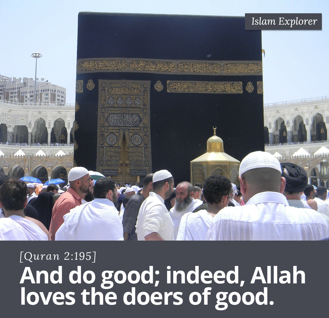 Allah loves the doers of good.