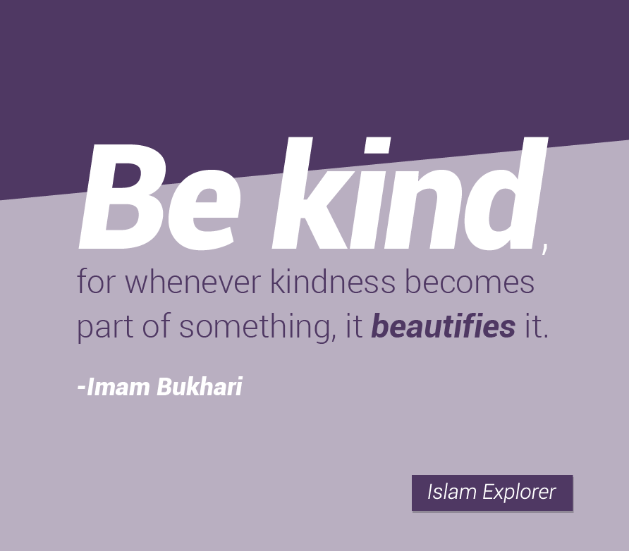 Be kind, for whenever kindness becomes part of something
