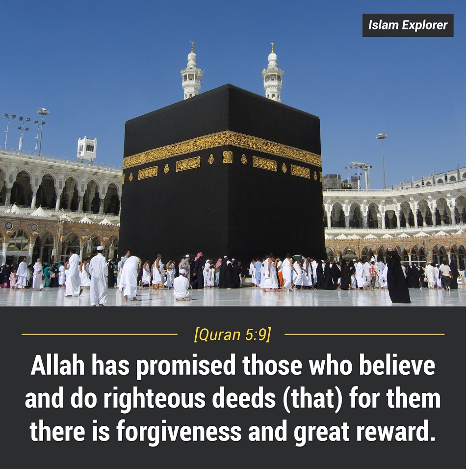 Allah has promised those who believe and do righteous deeds 