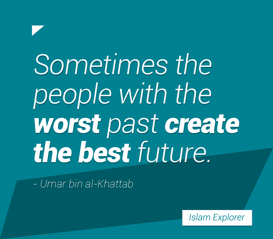 Sometimes the people with the worst past create the best future.