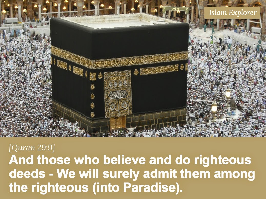 And those who believe and do righteous deeds 