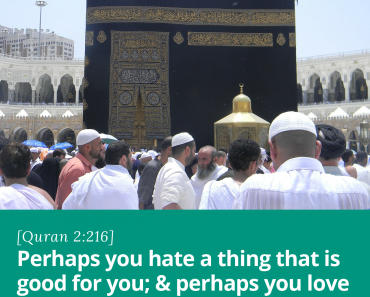 Perhaps you hate a thing that is good for you