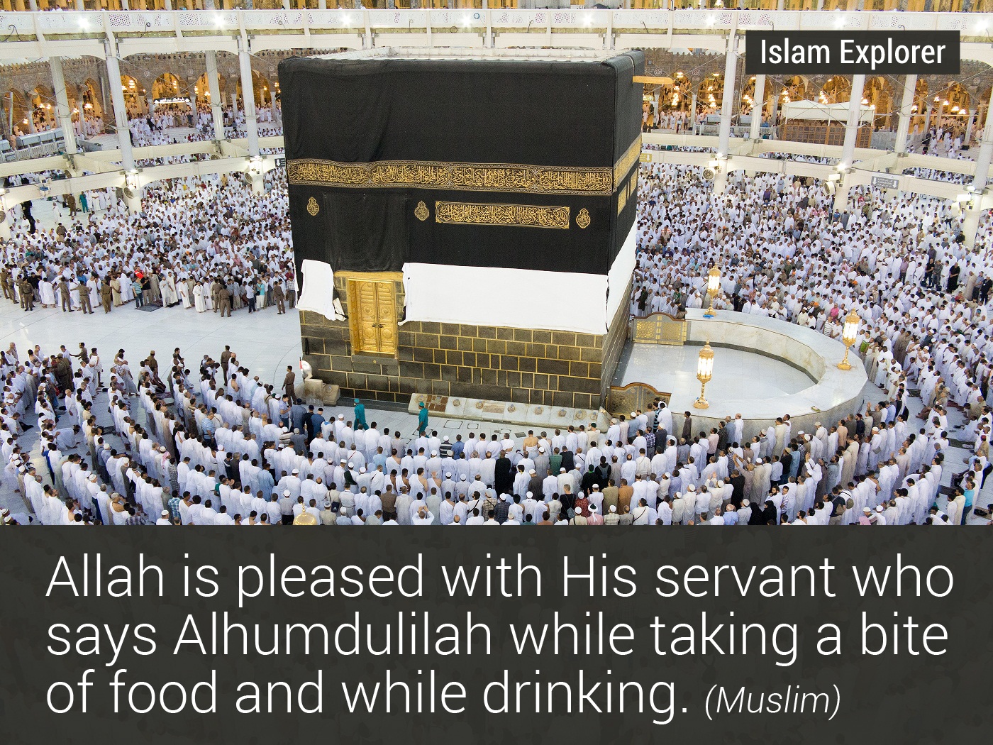 Allah is pleased with His servant who says Alhumadulilah 