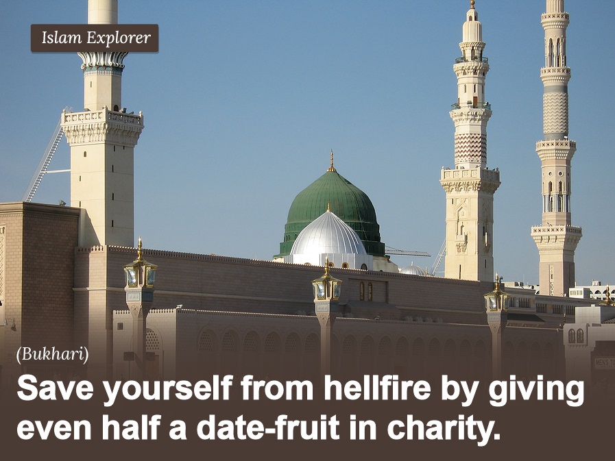 Save yourself from hellfire by giving even half a date