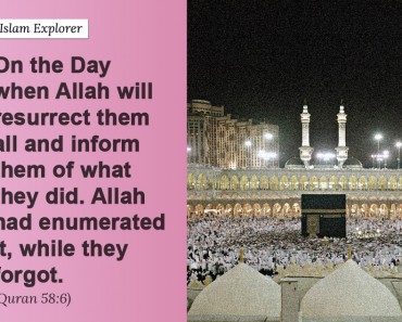 On the Day when Allah will resurrect them all and inform them of what they did.