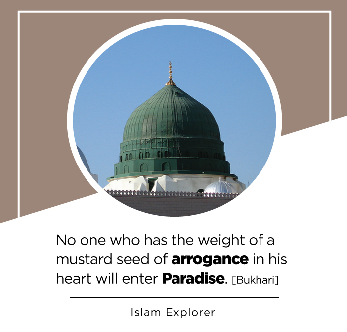 No one who has the weight of a mustard seed of arrogance