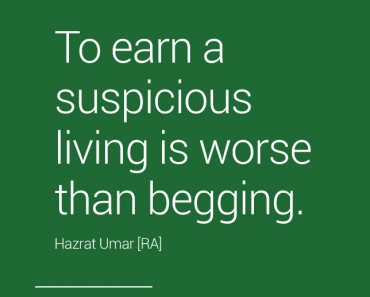 To earn a suspicious living is worse than begging.
